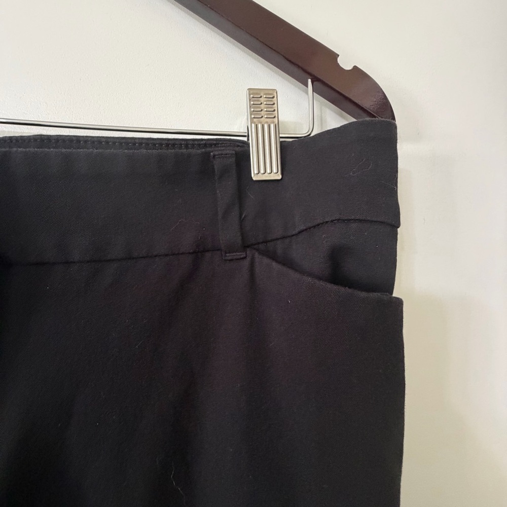 Loft Outlet Black Curvy Skinny Ankle Pants Size 14 - Picture 3 of 11